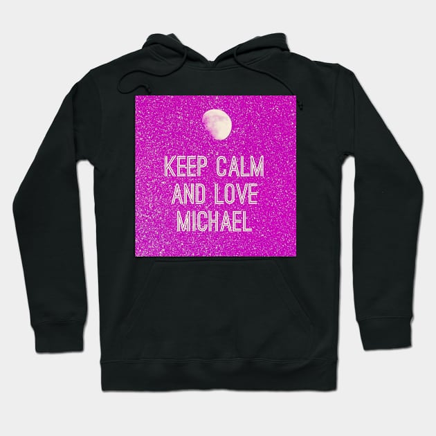 Keep calm and love Michael No. 5 Hoodie by asanaworld